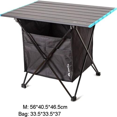 New Outdoor picnic folding table super light aluminum alloy fishing table camping table chair self driving picnic table