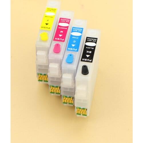 For European version T02W1 502 T502XL Refillable ink cartridges for Epson XP-5100 XP-5105 WF-2865 WF-2860 with auto reset chip