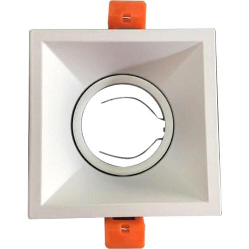 Adjustable Angle Embedded Anti-glare Spotlight LED MR16 Stents Shell Die Casting Aluminum Downlight Lampshade