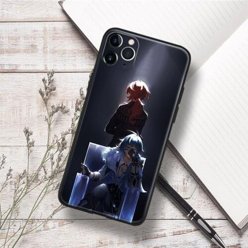 Kaeya and Diluc Genshin Impact For IPhone Se 6 6s 7 8 Plus X XR XS 11 12 Mini Pro Max Glass TPU Silicone Phone Case Cover Shell