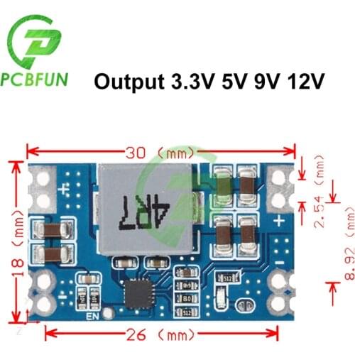 Ultra Small 5A DC-DC Mini560 DC Step-down Regulated Power Supply Module High Efficiency Stability 5-20V to Output 3.3V 5V 9V 12V