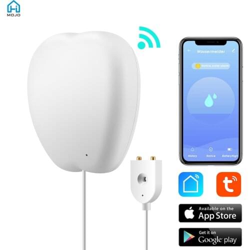 HIMOJO Tuya Smart Water Level Alarm WiFi Water Leakage Remote Water Flooding Detector Smart Water Flooding Sensor