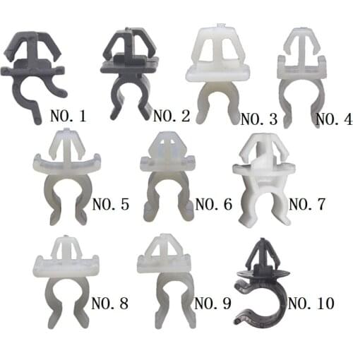 20 PCS Car Fastener Hood Bonnet Prop Rod Support Clip nylon plastic retainer for Toyota Nissan Benz Hyundai Honda