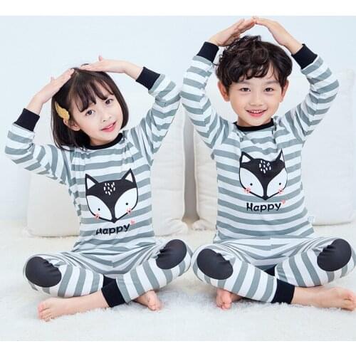 Winter Kids Pajamas Sleepwear Big Boys Girls Pajamas Sets Pyjamas Kids Clothes Nightwear Homewear Toddler Clothes Garcon Suits