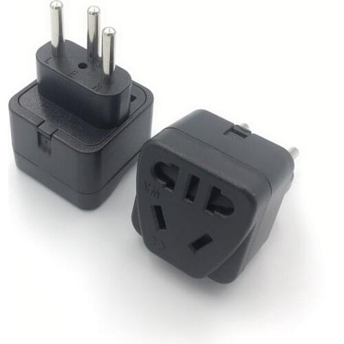 3pin Switzerland Conversion Travel Plug Adapter CN/US/EU/AU Plug Socket Type J Swiss Plug Converter Plug