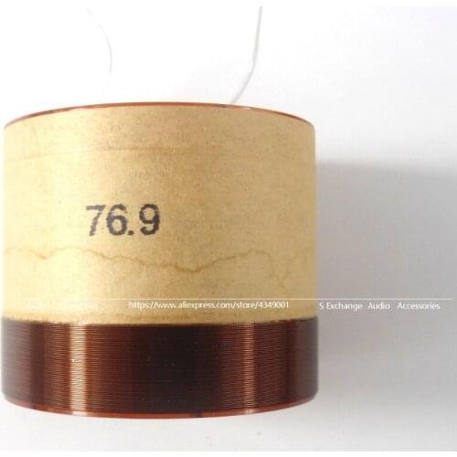 76.9 Core Bass Voice Coil 76.9mm Subwoofer 8OHM Speaker Accessories DIY