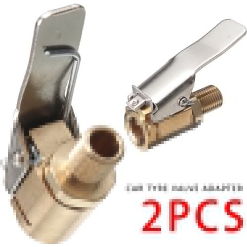 Car Pump Auto Repair Tool Valve Clip 8mm Air Pump Clip Car Tyre Air Valve Inflator Pump Copper Connector Adapter Clips