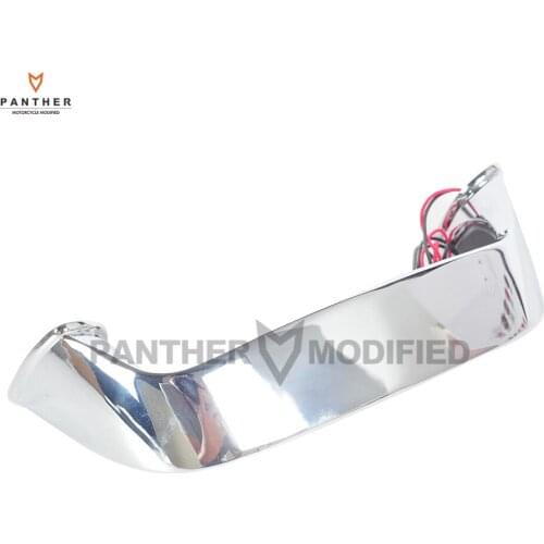 Chrome Motorcycle Rear LED Lighted Trunk Lid Handle Light case for Honda Goldwing GL 1800 GL1800 2001-2016