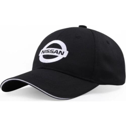 Black Baseball Cap Sports Racing Car Mens Sunglasses Moto NISSAN Car Motocross Hats Cap Racing F1 Motorcycle 3D Embroidery