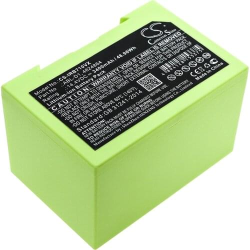 CS 3400mAh/48.96Wh battery for iRobot 7150,Roomba i7,Roomba i7+,Roomba i7158,Roomba i7550,Roomba i755020,ABL-D1