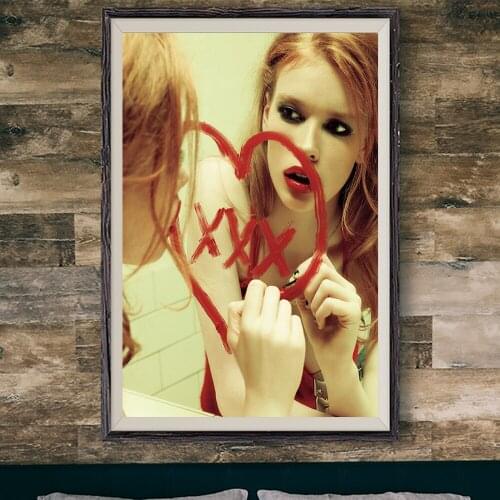 E445 Julia Hafstrom Sexy Model Movie Star Wall Silk Cloth Poster Art Home Decoration Gift