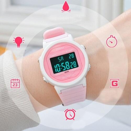 Fashion Silicone Ultra-thin Mens Watch Date Led Digital Display Sport Women Outdoor Electronic Watchwrist Student Luxury Watches