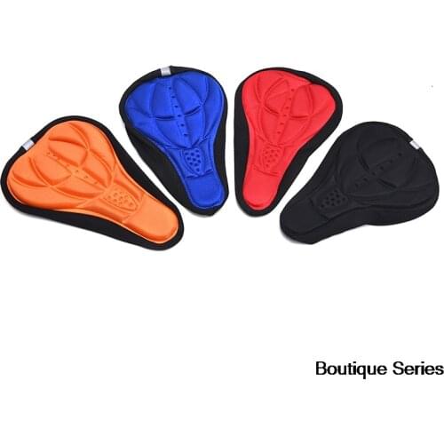 New Bicycle Silicone 3D Gel Saddle Seat Cover Pad Padded Soft Cushion Comfort