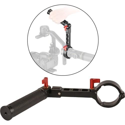 Adjustable Handle Grip Hand Grip Compatible with ZHIYUN Crane 2S Handheld Stabilizer, Black