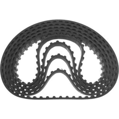 3Pcs 100XL To 134XL 50 Teeth to 67 Teeth Rubber Pulley Timing Belt Close Loop Synchronous Drive Belts Width 10mm
