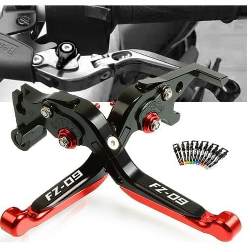 Motorcycle Aluminum Brake Clutch Levers Adjustable Folding Extendable For yamaha FAZER FZ1 FZ6 FZ6R FZ8 MT07 FZ07 FZ09 MT09 FJ09