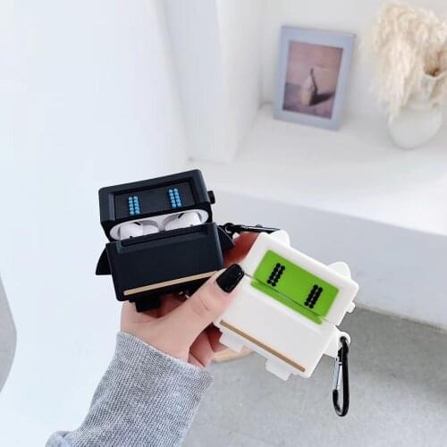 Cute Game Robot Soft Silicone Wireless Bluetooth Earphone Cover For Airpods Pro 2 Earphone Case Couqe Protective Cover