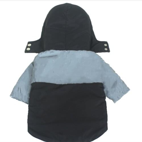 Winter Dog Clothes Padded Thickening Dog Costume Windproof Warm Dog Coat And Jacket Clothes For York Dogs Winter B1143