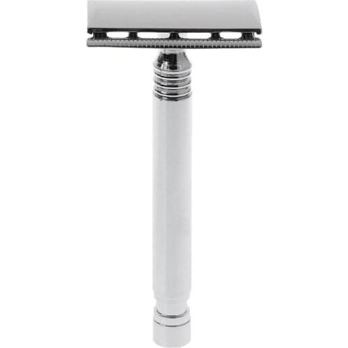 1 Set Safety Manual Razor Double Edge Blade Replacement Men Beard Trimming Facial Hair Mustache Remove Home Accessory X7YB