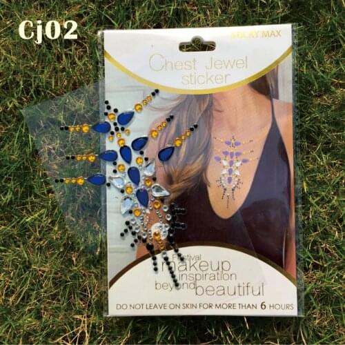 1pc Body Rhinestone Sticker can be Stick On Self Adhesive Gems,acrylic for Pool Party Makeup,holiday Glam kit