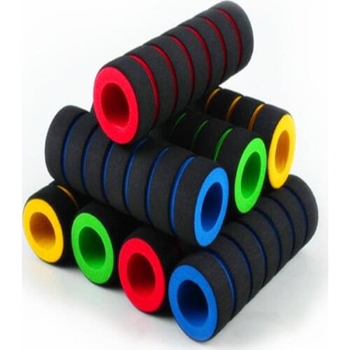 2Pcs Universal Bike Handlebar Grip Comfort Sponge Foam Handle Bar Non-slip Cycling Riding Bicycle MTB Mountain Bike Grips Cover