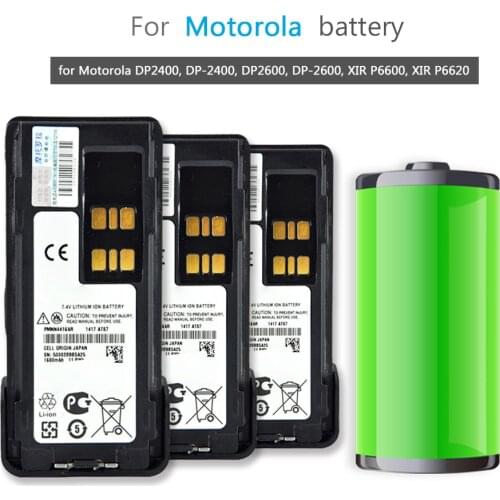 PMNN4415/PMNN4416 Battery 2600mAh For Motorola DP2400, DP-2400, DP2600, DP-2600, XIR P6600, XIR P6620 Li-ion Bateria