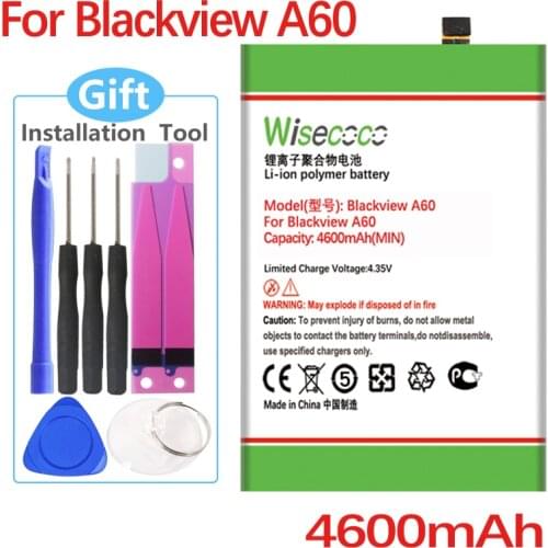 WISECOCO Battery For Blackview A60 In Stock High Quality Phone