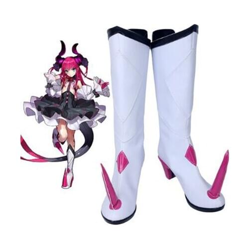 Fate Extra CCC Lancer Elizabeth Bathory Cosplay Shoes Boots Anime Halloween Party Boots for Adult Women Shoes Accessories