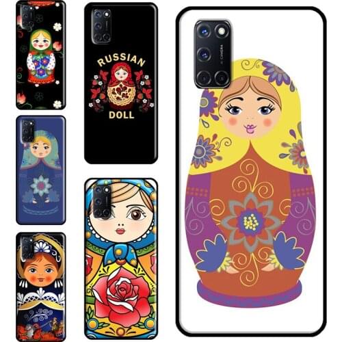 Russian Nesting Doll Case For OPPO A52 A72 A92 A83 A91 A93 A15 A3S A5S A1K F7 Reno2 Z A31 A53 A5 A9 2020 Cover
