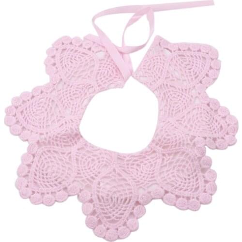 Newborn Baby Bibs Cotton Flower Shape Bib Child Boys & Girls Round Bibs Bandana Infant Towel