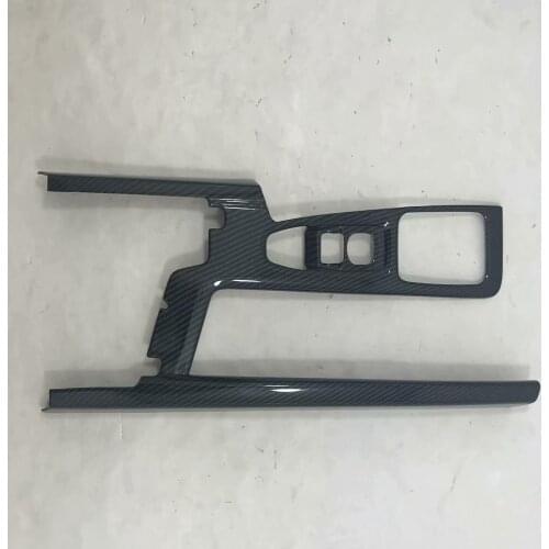 For Volvo S90 2017-2019 ABS Carbon Fiber Interior Car-Stying Accessories Car Gear Shift Panel Frame Cover Trim LHD