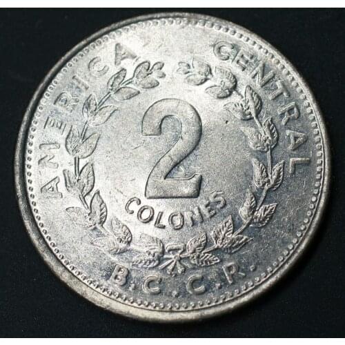 Costa Rica 2 cents America Coins Original Rare Coin Commemorative Edition 100% Real