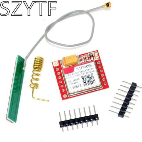 Smallest SIM800L GPRS GSM Module MicroSIM Card Core BOard Quad-band TTL Serial Port with the antenna