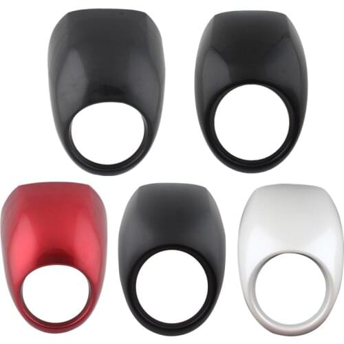 Motorcycle 5 3/4" Headlight Fairing Cafe Racer For Harley Sportster Touring Dyna Softail XL XR Motorbike Front Light Mask Cowl