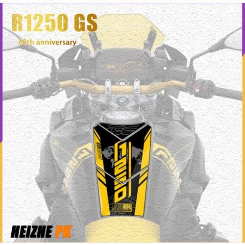 For BMW R1200GS R1250GS Adventure Triple Black 2020 2021 40th Anniversary Edition 3D Motorcycle Tank Pad Protector Decal Sticker