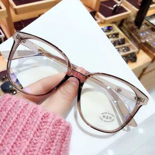 Anti Blue Light Glasses Frame 2021 Womens Eyeglasses Frame Computer Eyeglasses Vintage Men Spectacles Transparent Frames