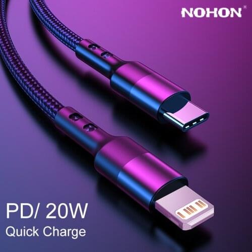 PD USB C Quick Charge Charger Cable For iPhone 12 Mini 11 Pro Max XS X 8 7 Plus iPad USBC Type c Long Wire Cord Accessory 1m 2m