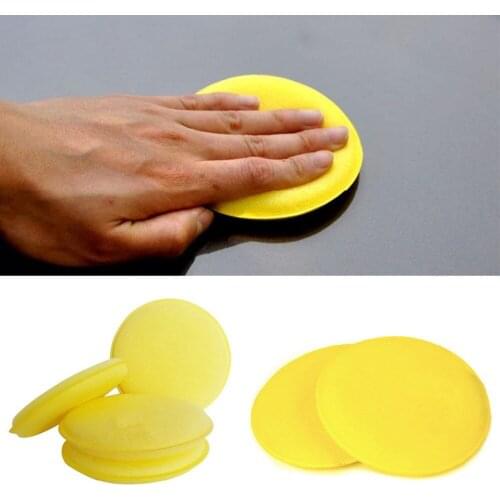 12 Pcs/pack High Density Car Care Tools Accessories Waxing Polishing Buffing Foam Applicator Sponge For Clean Car Vehicle