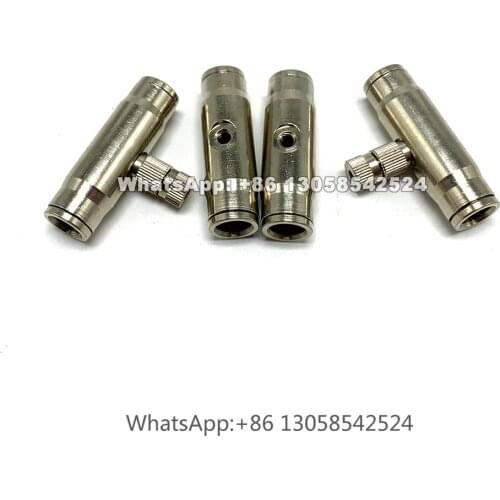 8mm Straight Union Connector, Fog Mist System Slip Lock Connector, Mist Nozzle Connector, Cooling System Quick Coupling