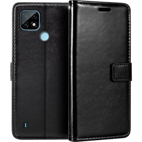 Realme C21 X7 Pro Ultra Cover Flip Wallet Leather Cover For Realme 8 Pro C25 C20 C11 C12 C15 C17 GT Realme Narzo 30A 30 20 Case