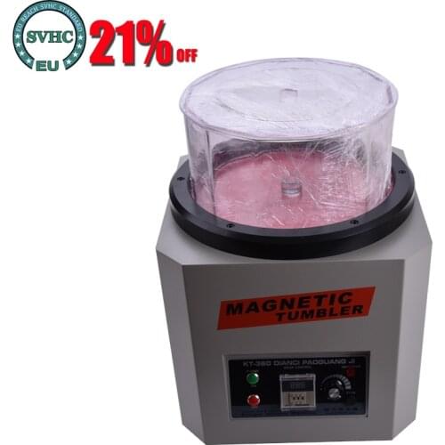 Reversing Magnetic Tumbler KT-360A 110V/220V Jewelry Polishing Machine Goldsmith Tools Capacity 1300g