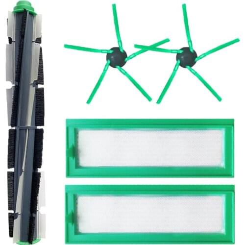 Roller Main Brush Side Brushes Hepa Filter for Vorwerk Kobold VR200 VR-200 Robotic Vacuum Cleaner Spare Parts Accessories