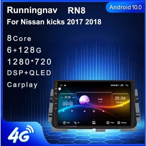 Runningnav For Nissan kicks 2017 2018 Car Radio 2 Din Android Car Radio Multimedia Video Player Navigation GPS