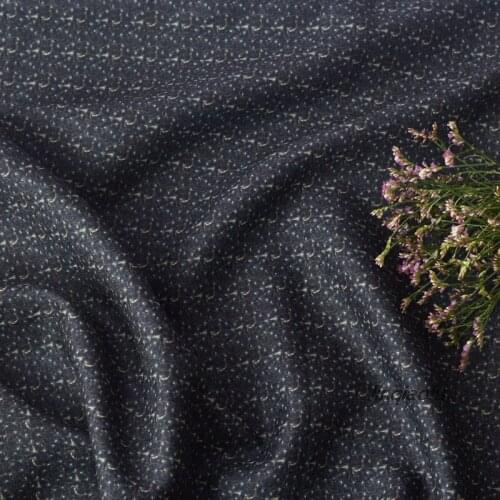 Ramie clothing fabric retro small jacquard printing breathable comfortable thin hand-made fabric High-end linen fabric