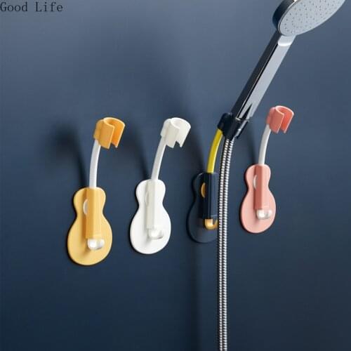 1PC Punch-Free Shower Bracket Bathroom Universal Shower Nozzle Accessories Fixed Seat Household Shower Head Base