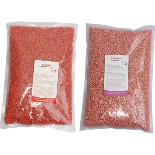 1KG Women Bikini Depilatory Hard Wax Beans Pellet Wax Bead Body Hair Removal 500g/bag