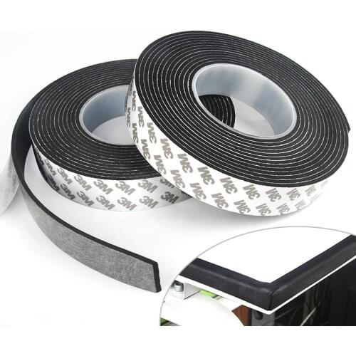 Custom EVA Traceless Tape 5mm 6mm 8mm 10mm 15mm 20mm 25mm 30mm 1000mm x 5mm Seal Strip 2m White Black
