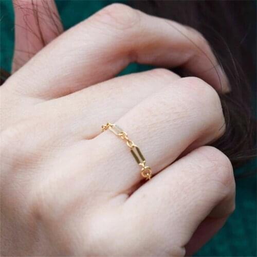 14K Gold Filled Minimalism Rings Knuckle Ring Gold Jewelry Anillos Mujer Bague Femme Women Accessories Boho Aneis Ring For Women