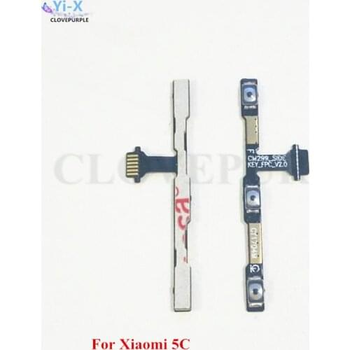 10PCS/Lot Power Button Volume Key Flex Cable For Xiaomi 5C Mi5C MI 5C Repair Parts