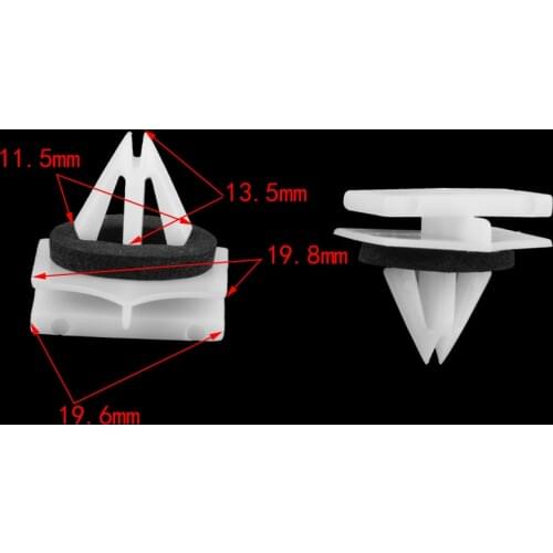 15pcs 11mm Hole Door Panel Trim Clips For Hyundai Sonata Sportage 11518357